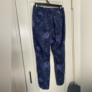 Marine Layer Women’s XS Blue Floral Ankle Pants